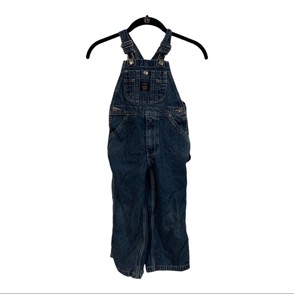 Lakin‎ Mckey toddler dark wash overalls